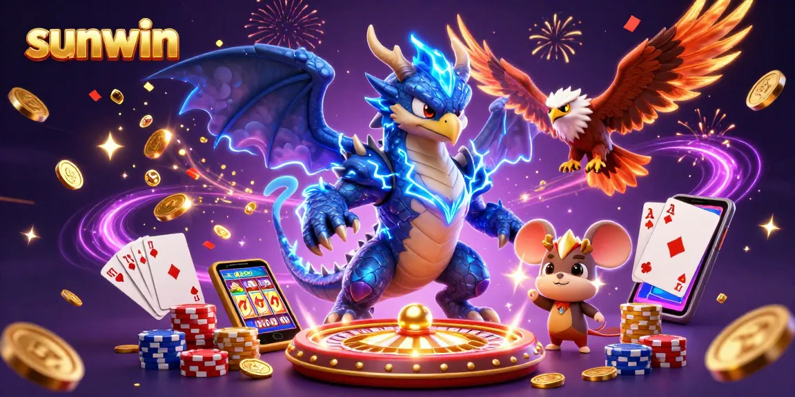 Experience exciting wins with sunwin's dynamic casino features featuring colorful characters and rich gaming elements.