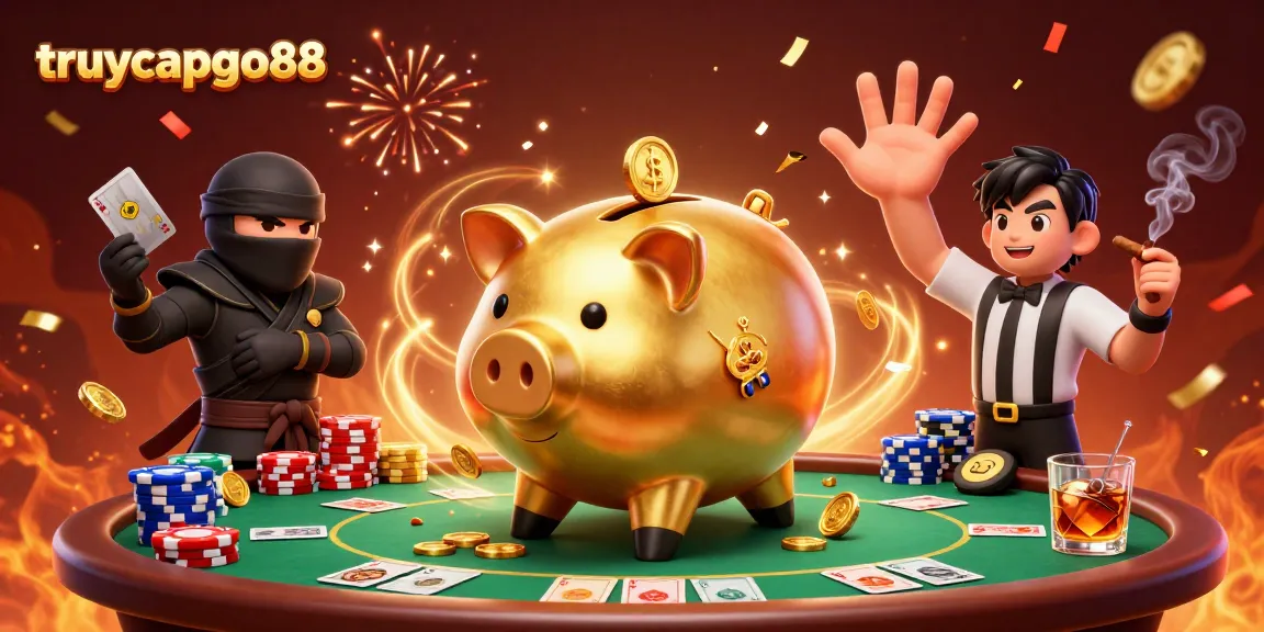Engage with the exciting world of truycapgo88 as golden coins rain down in a dynamic casino showdown.
