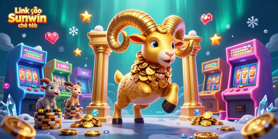 Experience fun with the golden ram at Link vào Sunwin chính thức, immersed in vibrant gaming elements.